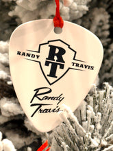 Load image into Gallery viewer, Randy Travis Guitar Pick Christmas Ornament

