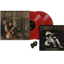 Load image into Gallery viewer, Charles Esten Limited Edition Autographed Red Vinyl Bundle - Love Ain't Pretty