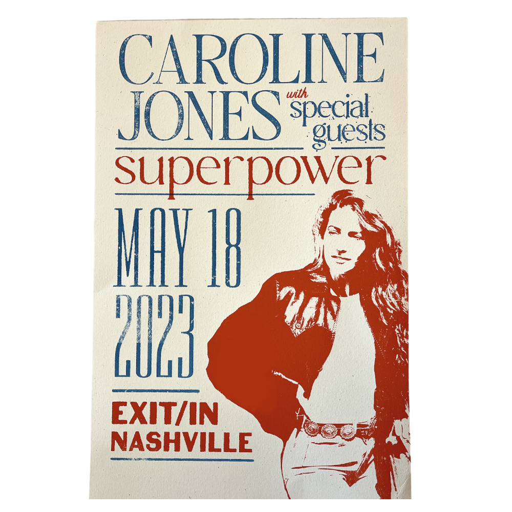 Caroline Jones Exit/In Poster