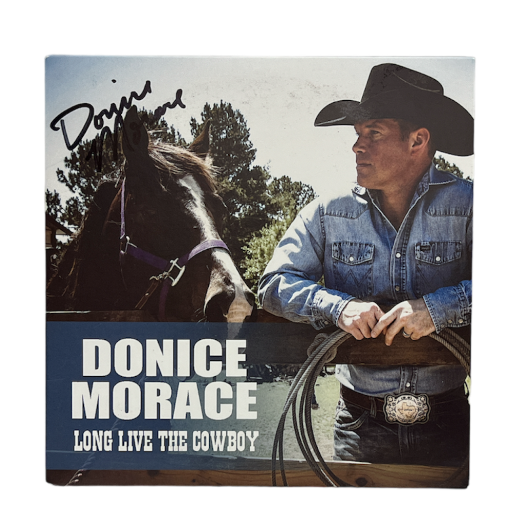 Donice Morace Signed CD- Long Live the Cowboy
