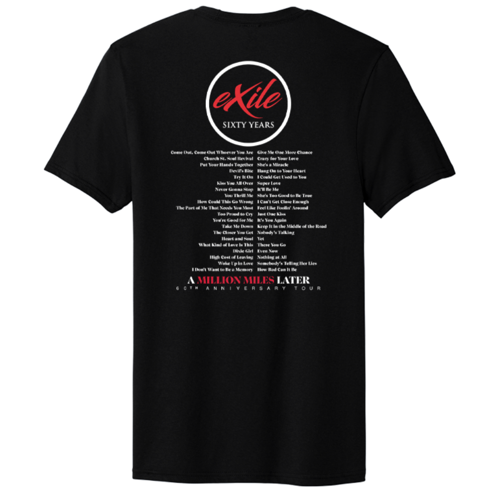 Exile Black Million Years Later Logo Tee – Richards and Southern