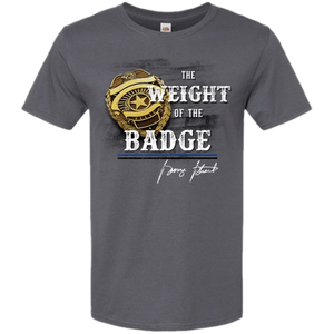 George Strait Charcoal Grey (Gold) Badge Tee
