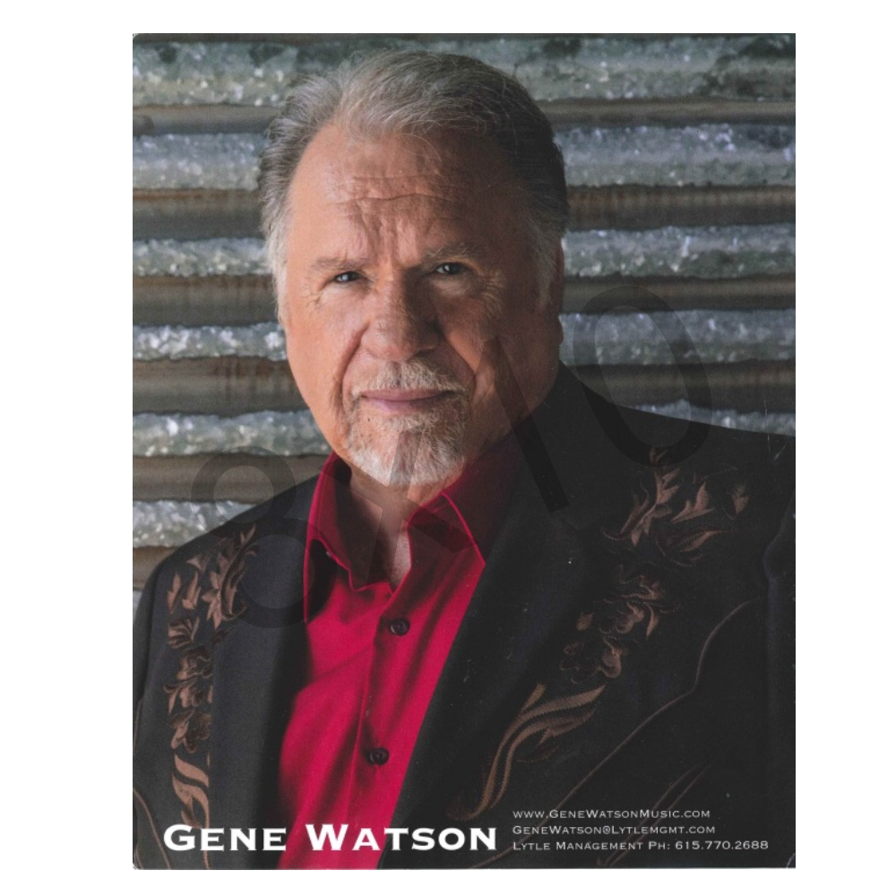 Gene Watson 8x10- Red Shirt w/ Brown Jacket