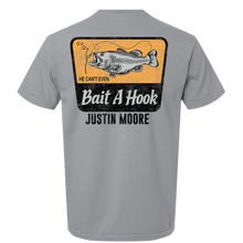 Load image into Gallery viewer, Justin Moore Grey Bait and Tackle Tee