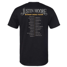 Load image into Gallery viewer, Justin Moore Black Stray Dog Tour Tee
