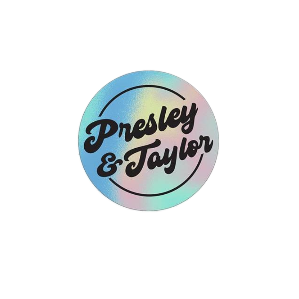 Presley & Taylor Holographic Sticker