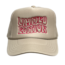 Load image into Gallery viewer, Presley &amp; Taylor Khaki Limited Edition Trucker Hat
