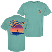 Load image into Gallery viewer, Travis Denning Seafoam Sunset Pocket Tee