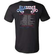 Load image into Gallery viewer, Alabama Black Tee- 50 Years of Life and Music

