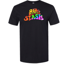 Load image into Gallery viewer, Bellamy Brothers Old Hippie Stash Black Logo Tee
