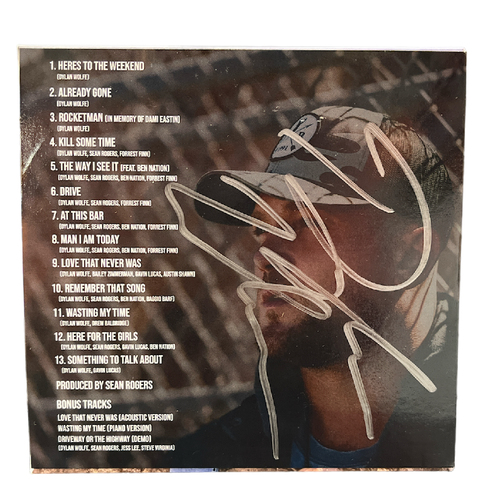 Dylan Wolfe Signed CD- Chasing A Dream – Richards and Southern