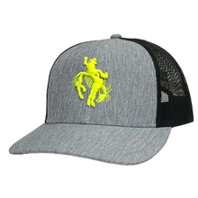 Load image into Gallery viewer, Gary Allan Heather Grey and Black Neon Ballcap
