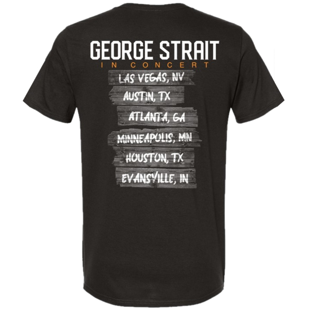 George Strait Black Horse Photo Tee Richards and Southern