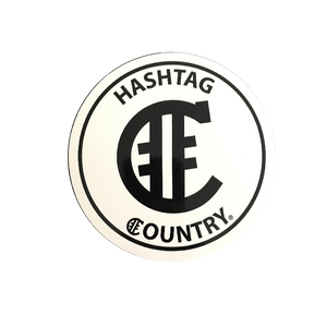 Hashtag Country Assorted Color Decals