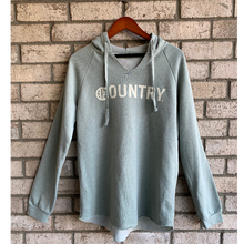 Load image into Gallery viewer, Hashtag Country Ladies Surf Country Sage Hoodie
