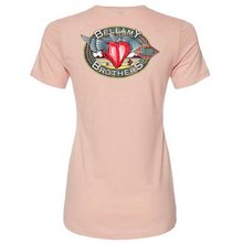 Load image into Gallery viewer, Honky Tonk Ranch Ladies Dusty Rose Tee
