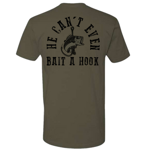 Justin Moore Military Green Bait A Hook Tee