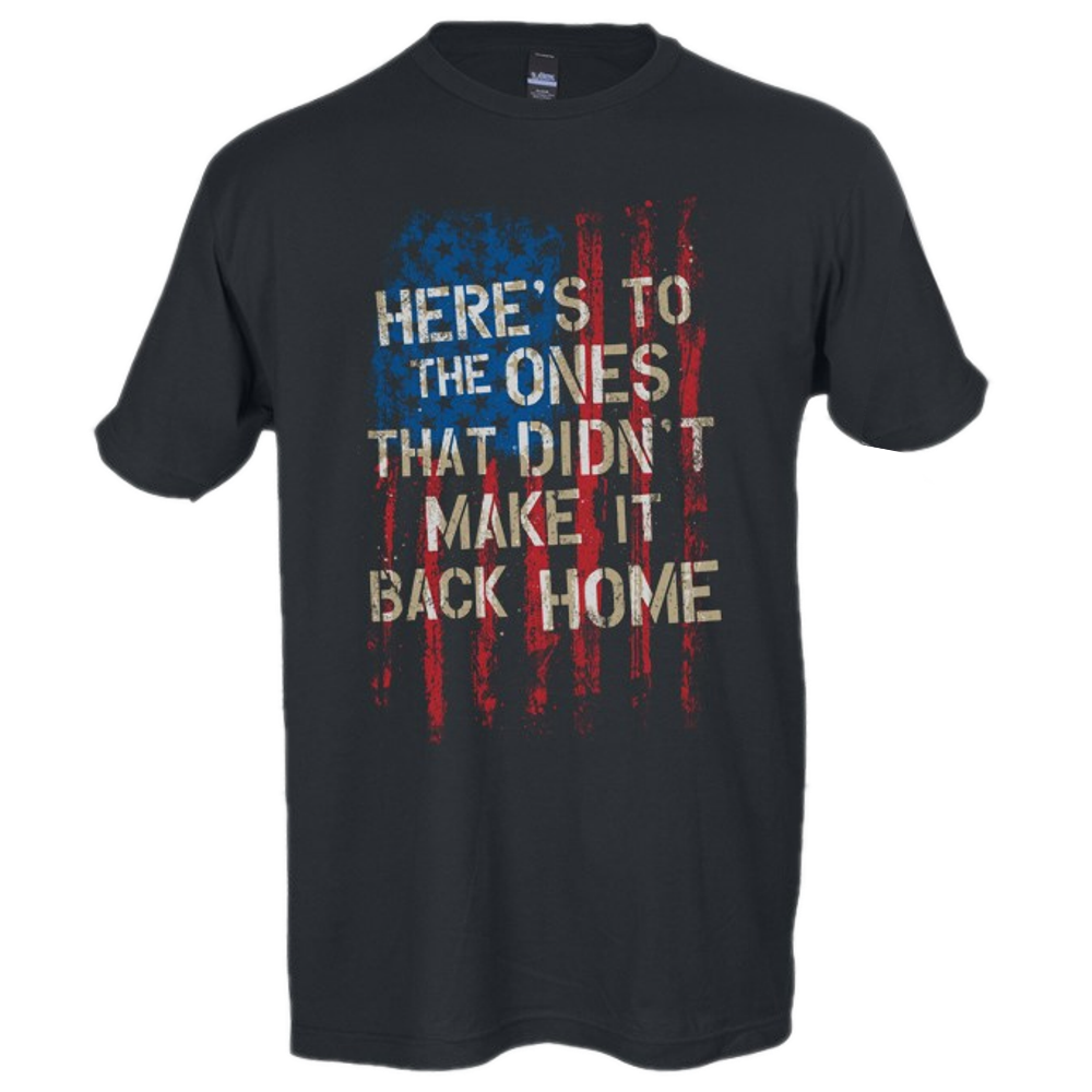 Justin Moore Here's To the Ones Charcoal Tee