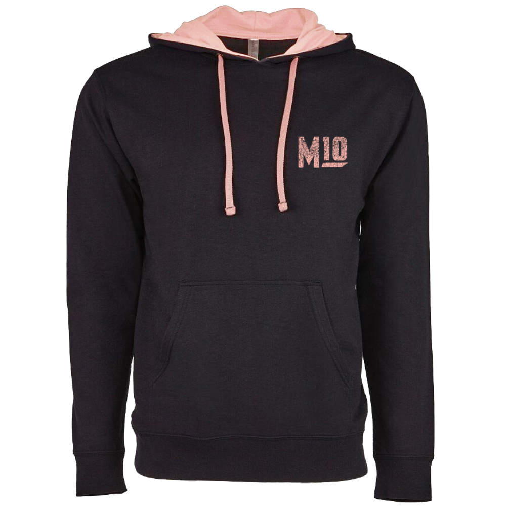 Mitchell Tenpenny Black and Pink Owl Hoodie