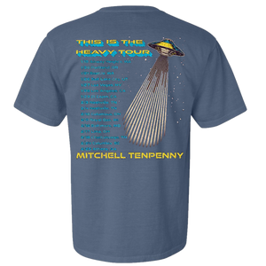Mitchell Tenpenny Navy UFO Tour Tee