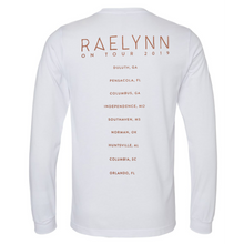 Load image into Gallery viewer, RaeLynn 2019 Long Sleeve White Tee
