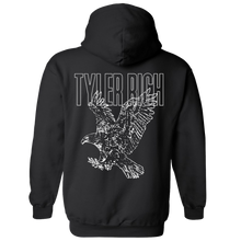 Load image into Gallery viewer, Tyler Rich Black Pullover Eagle Hoodie
