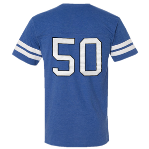 Alabama Vintage Royal and White 50th Jersey
