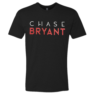 Chase Bryant Black Red Logo Tee