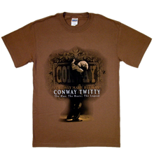 Load image into Gallery viewer, Conway Twitty Chestnut Brown Musical Tee
