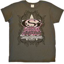 Load image into Gallery viewer, George Strait Ladies Charcoal Logo Tee
