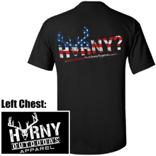 Load image into Gallery viewer, HOA Horny Patriot Tee
