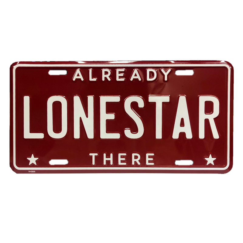 Lonestar License Plate