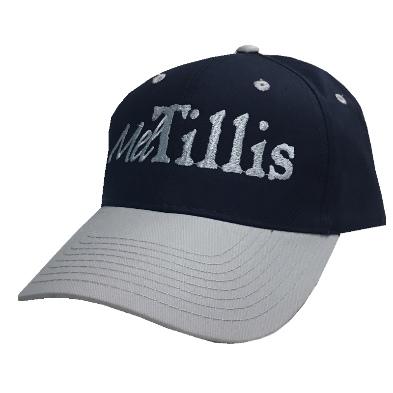 Mel Tillis Navy and Silver Ballcap