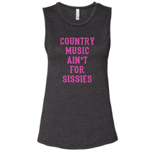 Load image into Gallery viewer, Tyler Farr Country Music Ain&#39;t For Sissies Dark Grey Heather Tank

