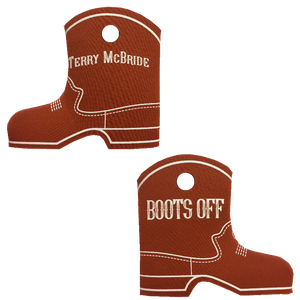 Terry McBride Texas Orange Boot Coolie