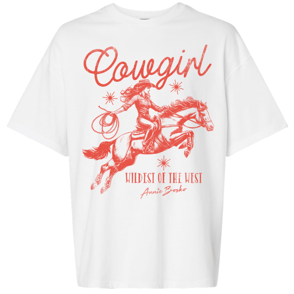 Annie Bosko White Wildest Tee