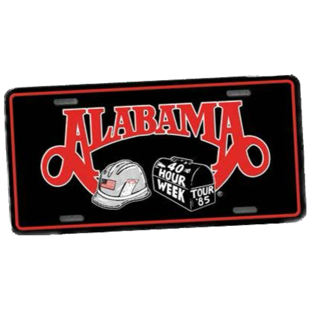 Alabama 40 Hour Week For A Living Alabama 40 Hour Week License Plate – Richards and Southern