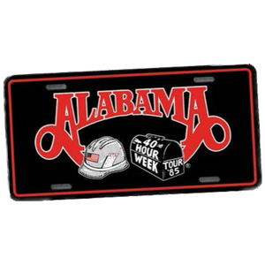 Alabama 40 Hour Week License Plate