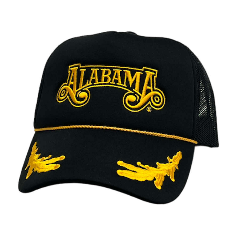 Alabama Black Captain's Hat