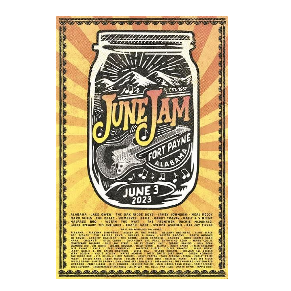 Alabama June Jam Poster