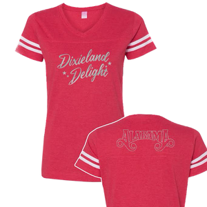 Alabama Ladies Vintage Red Dixieland Delight Jersey