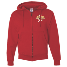 Load image into Gallery viewer, Alabama Red Zip Up Hoodie
