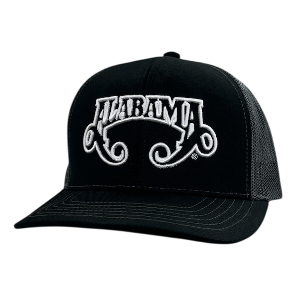 Alabama Black and Grey Logo Ballcap