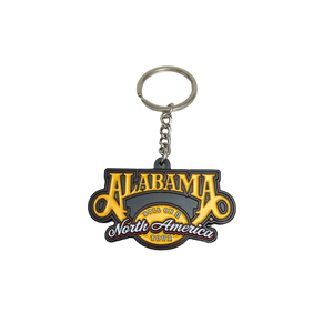 Alabama Roll On Tour Metal Keyring