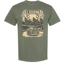 Load image into Gallery viewer, Alabama Moss Green Mountain Music Tee
