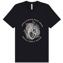 Load image into Gallery viewer, Appalachian Road Show Della Jane Black Tee
