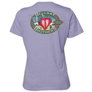 Bellamy Brothers Ladies Lavender Redneck Girls Tee