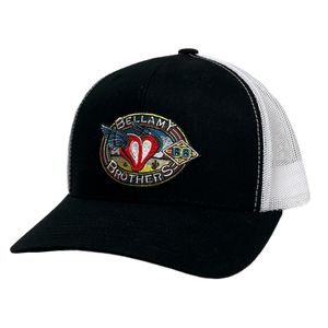 Bellamy Brother Black and White Logo Ballcap