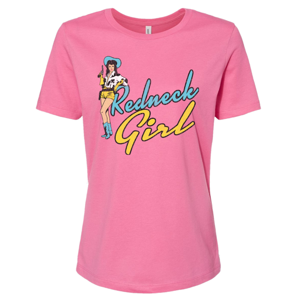 Bellamy Brothers Ladies Pink Redneck Girl Tee