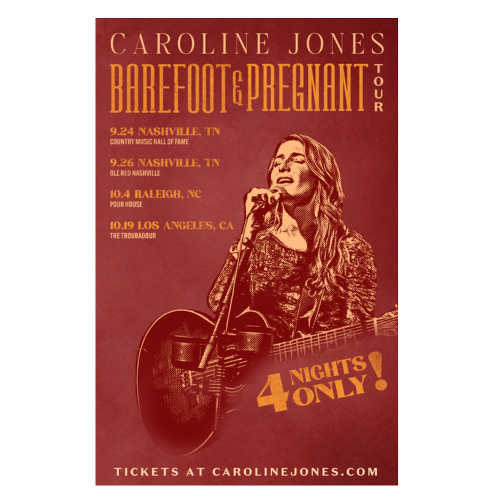 Caroline Jones Barefoot and Pregnant Poster